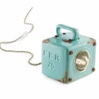 Lampă de masă ceramică stil industrial și Ferro Valerie Viadurini