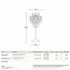 ochelari de lampa de podea răsturnat 30 Sauvignon Viadurini