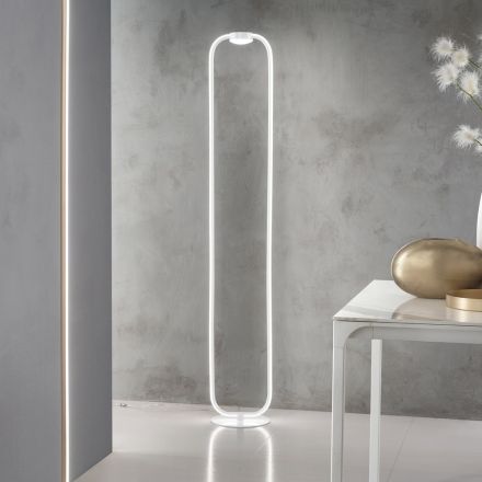 Lampă de podea LED cu structură metalică - Aladdin Viadurini