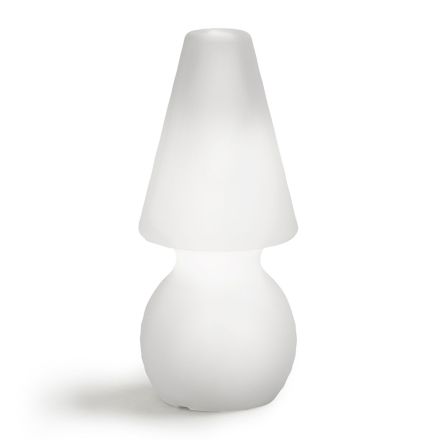 Lampa de podea Led din Polietilena Alba Made in Italy - Alvarez Viadurini