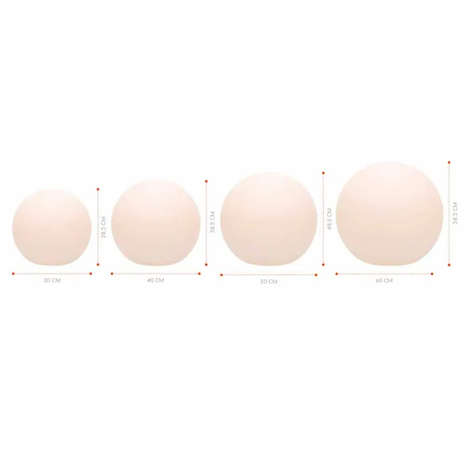 Lampă de podea cu design modern colorat Sphere, diferite dimensiuni - Globostar Viadurini