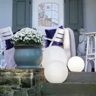 Lampă de podea cu energie solară sau design colorat rotund cu led - Globostar Viadurini