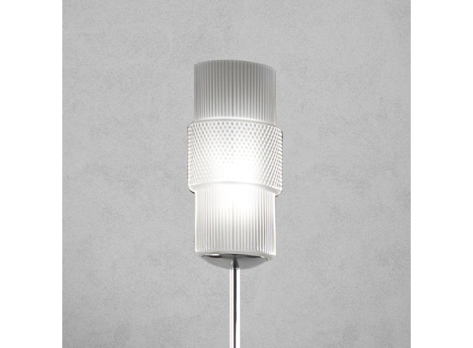 Lampă de podea Artisan din sticlă suflată venețiană 30 cm - Satomi Viadurini