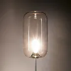 Lampă de podea din sticlă venețiană suflată manual - bambus Viadurini