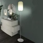 Lampă de podea din sticlă venețiană suflată manual - bambus Viadurini