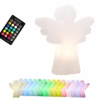 Lampă de podea albă E27, Led sau Solar Angel Modern Design - Angelostar Viadurini