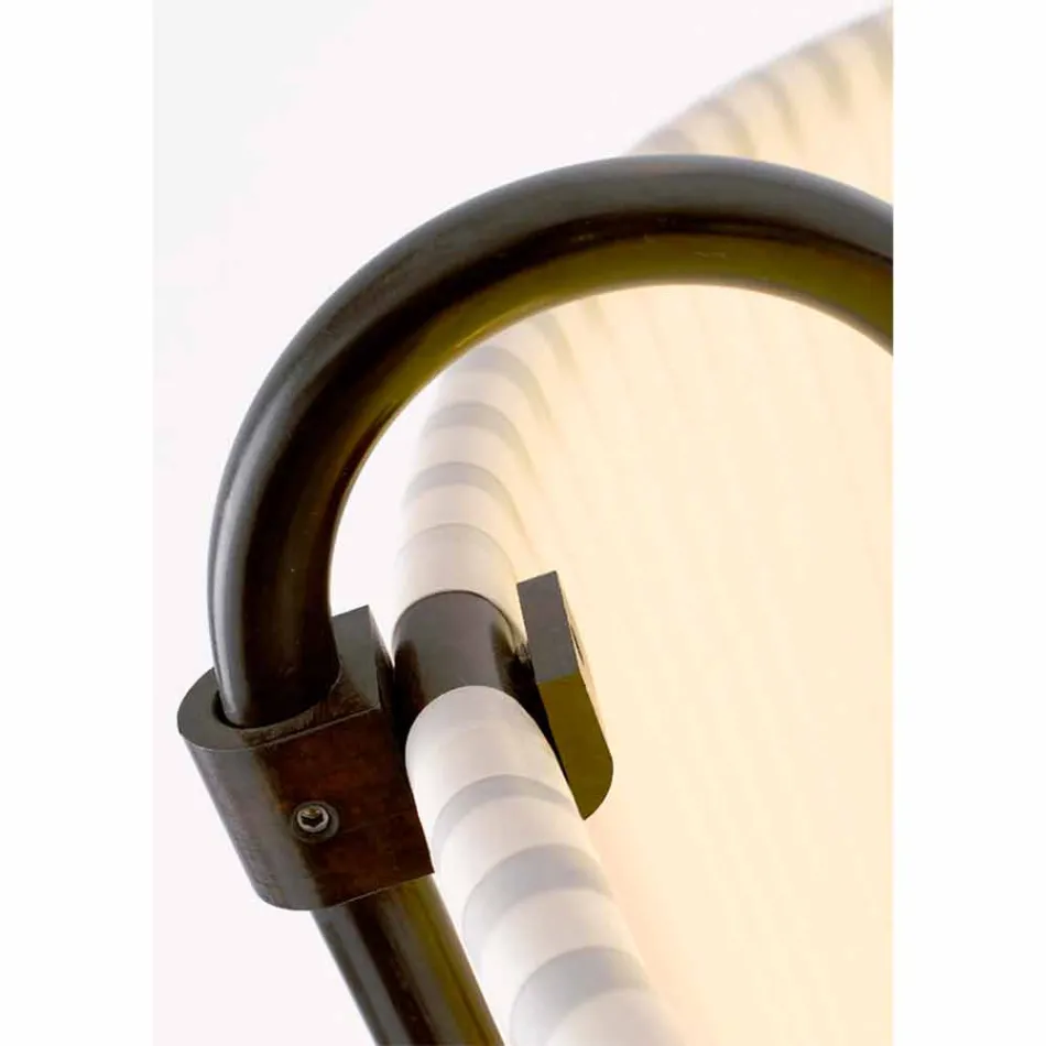 lampa de podea tradițională din alamă și țesături Hua Hika Viadurini