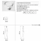 Lampă de podea cu lumină cu led Design modern pentru exterior - Penelope de Myyour Viadurini