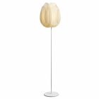 lampa de podea cu perla abajur alb, diam.40xH195 cm, Lora Viadurini