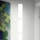 Lampă de podea cu abajur din polietilenă albă Made in Italy - Asturia Viadurini