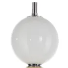 Lumira - Lampă de podea cu trei lumini din sticlă carcasată, fabricată în Italia Viadurini