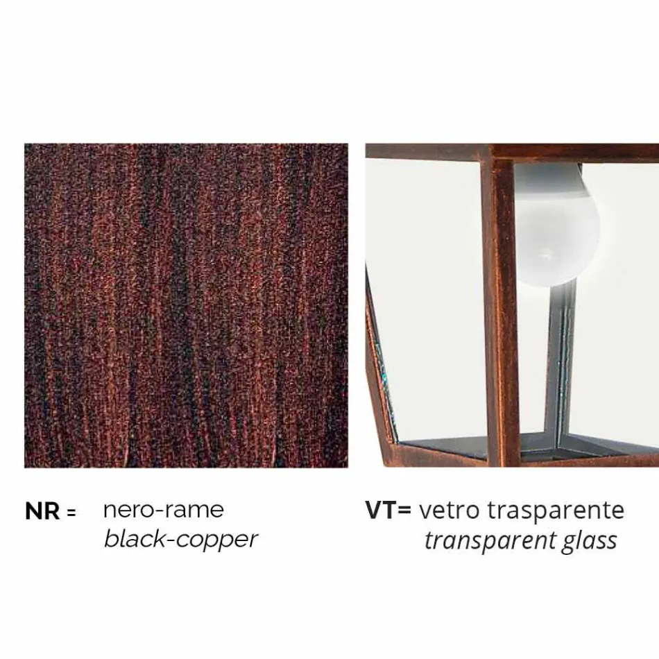 Lampa de iluminat de exterior din Italia, Kristel Viadurini