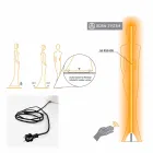 Lampă de podea de grădină cu design de statuie cu lumină LED RGBW - Penelope de Myyour Viadurini