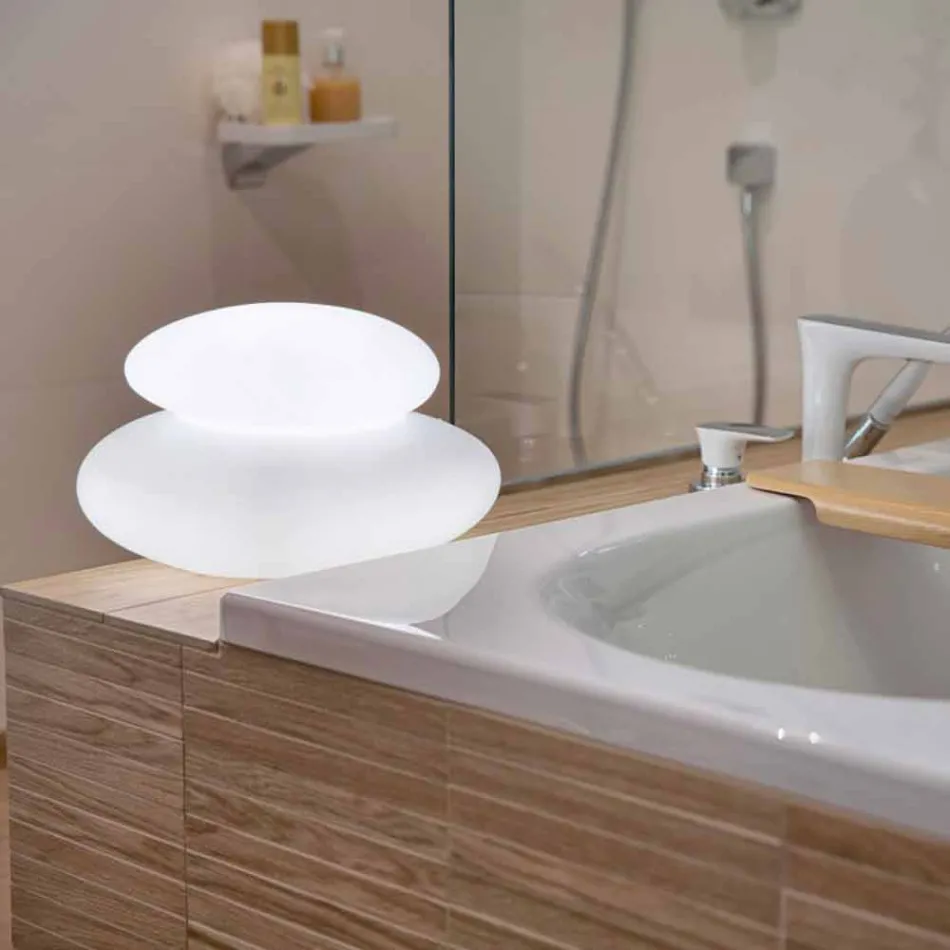 Lampă de podea pentru interior sau exterior cu design natural modern - Sassostar Viadurini