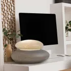 Lampă de podea pentru interior sau exterior cu design natural modern - Sassostar Viadurini