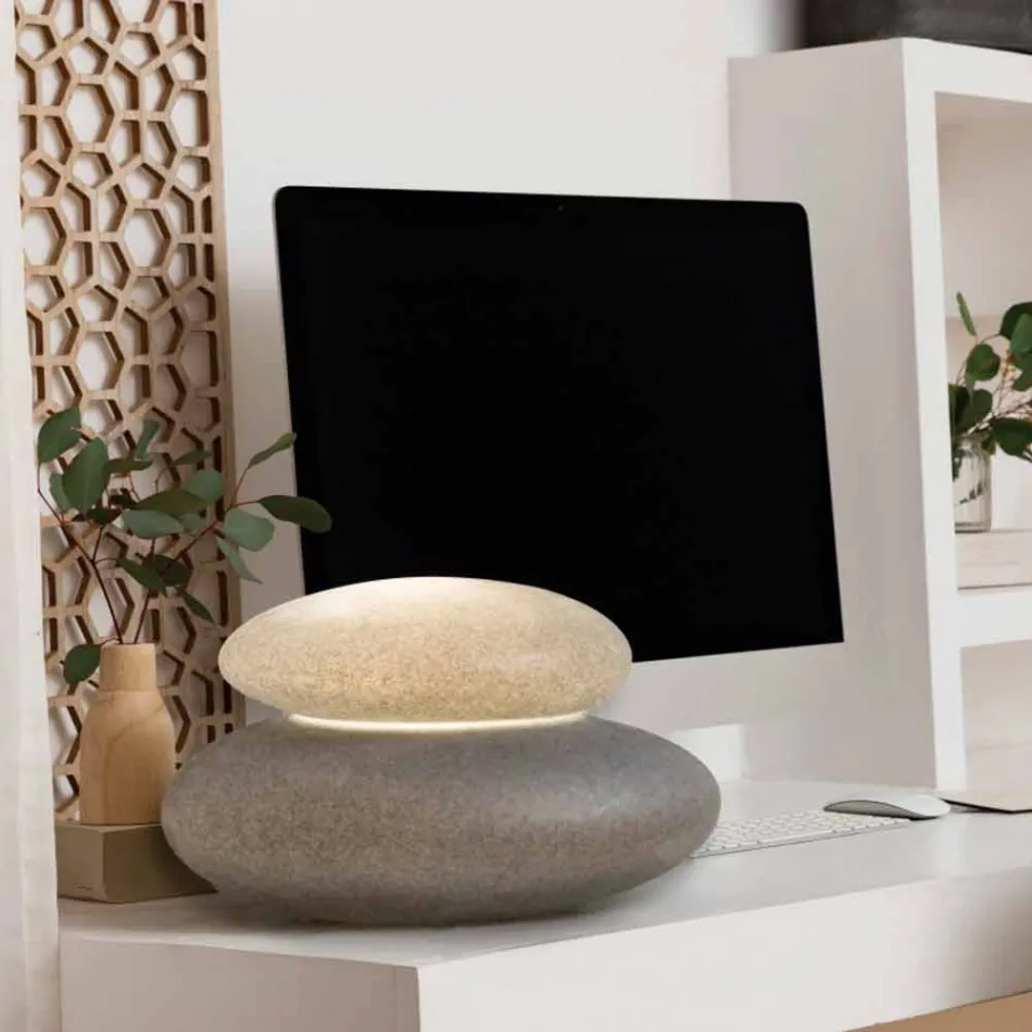 Lampă de podea pentru interior sau exterior cu design natural modern - Sassostar Viadurini