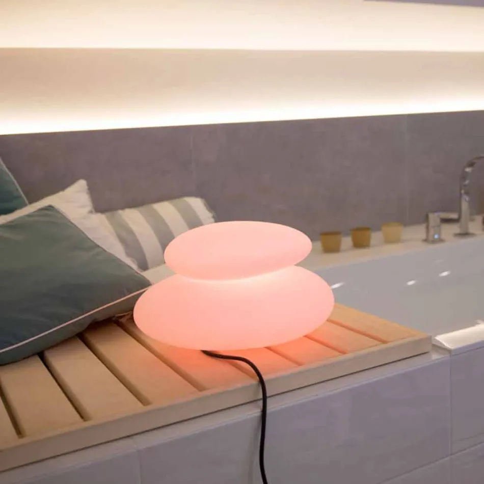 Lampă de podea pentru interior sau exterior cu design natural modern - Sassostar Viadurini