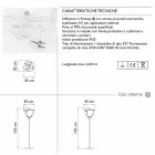 Lămpi de podea pentru design interior din plastic cu flori - Baby Love de Myyour Viadurini