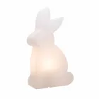 Lampă de podea design, iepure alb pentru interior și exterior - Conigliostar Viadurini