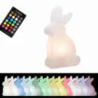 Lampă de podea design, iepure alb pentru interior și exterior - Conigliostar Viadurini