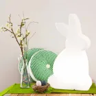 Lampă de podea design, iepure alb pentru interior și exterior - Conigliostar Viadurini