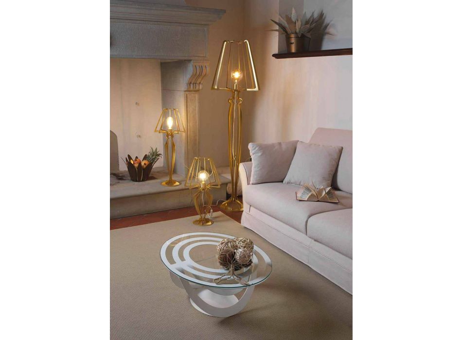 Lampă de podea din design modern, fabricată în Italia - Giunone Viadurini