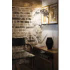 Lampa de podea din design modern, realizată în Italia - Amorpha Viadurini