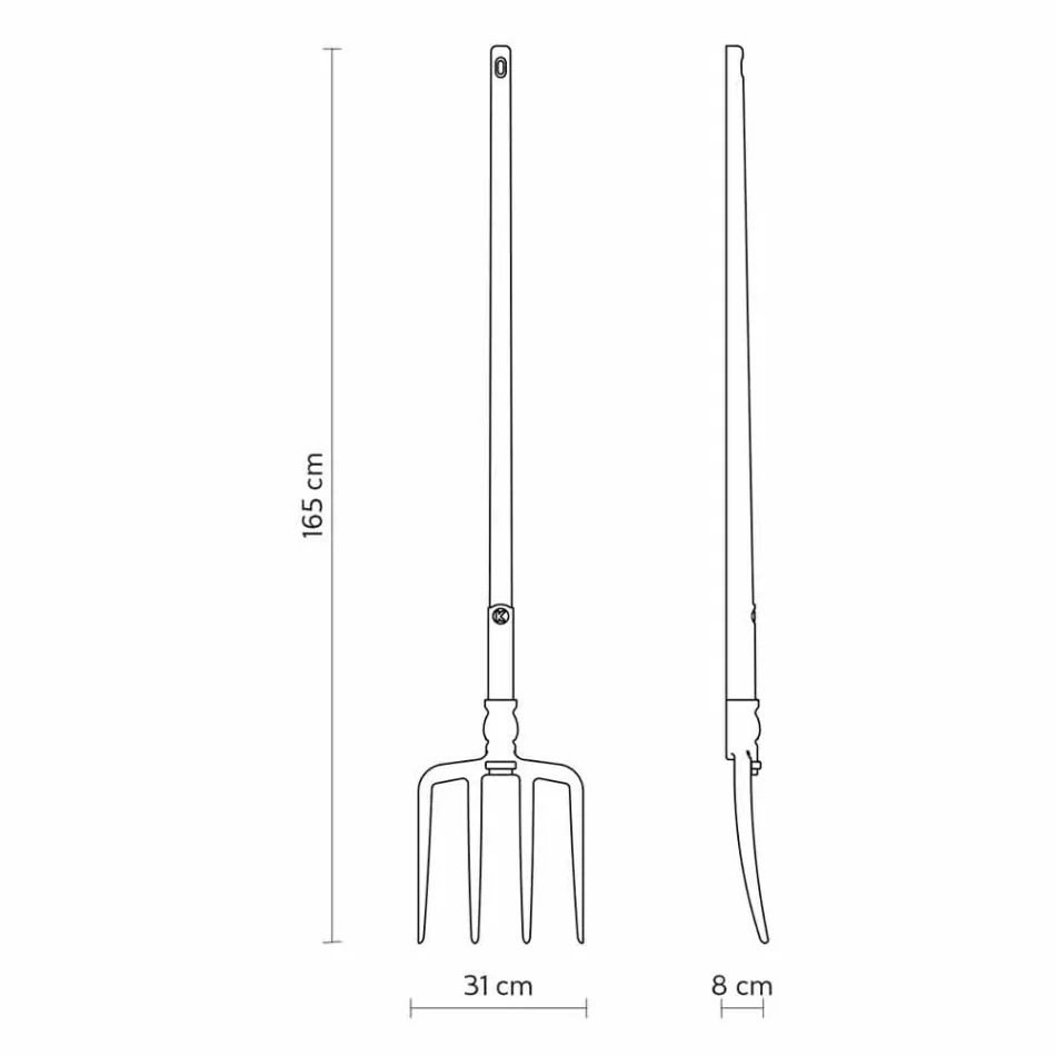 Lampă de podea pentru exterior în tehnopolimer alb Design de 3 forme - scule Viadurini