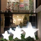 Lampă de podea cu formă de stea albă sau roșie, design modern - Ringostar Viadurini