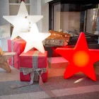 Lampă de podea cu formă de stea albă sau roșie, design modern - Ringostar Viadurini