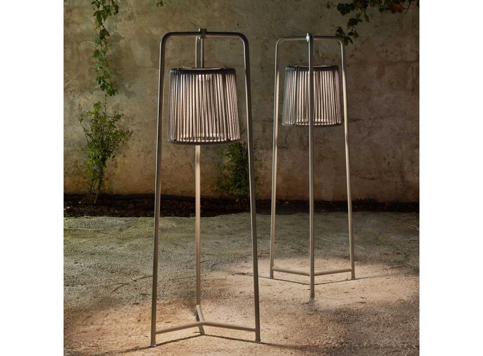 Lampa de podea din Aluminiu si Fibra Made in Italy - Tibidabo by Varaschin Viadurini