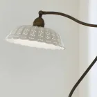 Lampa de podea ceramică Art Nouveau Anita Il Fanale Viadurini