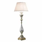 Lampă de podea din lemn, produsă manual, în Italia Rocco Viadurini