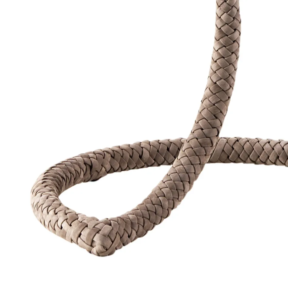 Grilli Snake metal și lampă de pardoseală din țesătură făcute în Italia Viadurini