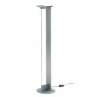 Lampă de podea din metal lăcuit cu LED integrat Fabricat în Italia - Indra Viadurini