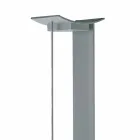 Lampă de podea din metal lăcuit cu LED integrat Fabricat în Italia - Indra Viadurini