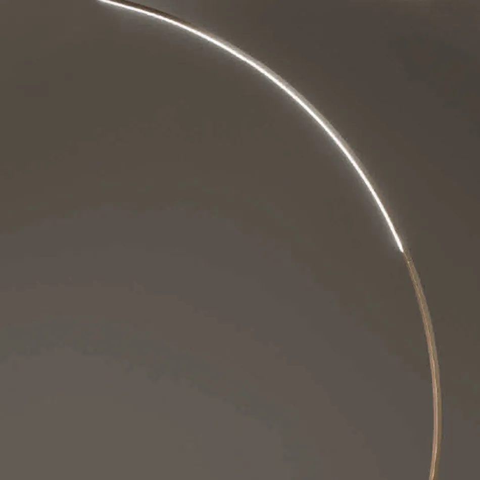 Lampă de podea din metal vopsit cu lumină LED reglabilă - Eucalipt Viadurini