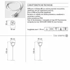 Lampă de podea din plastic cu design de flori pentru exterior - Baby Love de Myyour Viadurini