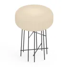 Lampă de podea pentru exterior din polietilenă de alabastru, fabricată în Italia - Disco Viadurini