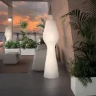 Lampa de podea din polietilena alba cu LED Made in Italy - Reyes Viadurini