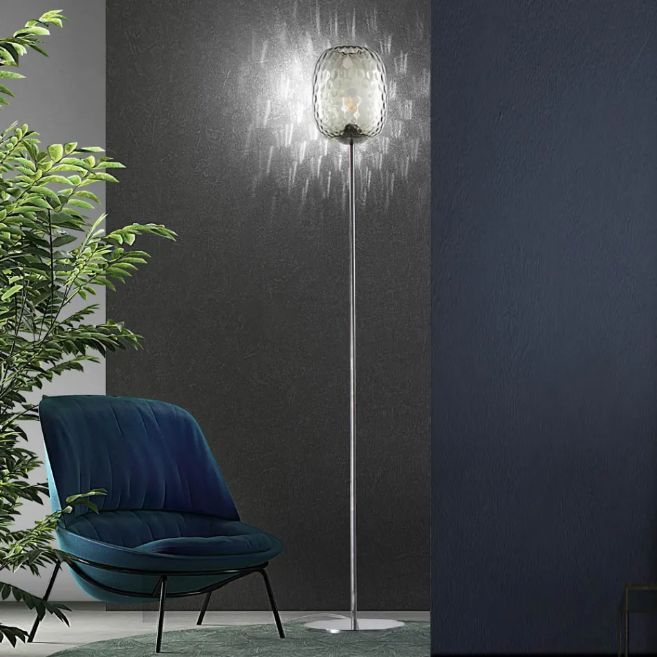 Lampa de podea din sticla Venice suflata manual 30 cm - Cloe Balloton Viadurini