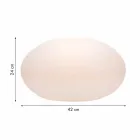 Lampă de podea cu led, solar sau E27 de design oval modern colorat - Uovostar Viadurini