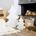 Lampă de podea Led, Solar sau E27 în design plastic de Crăciun - Alberostar Viadurini