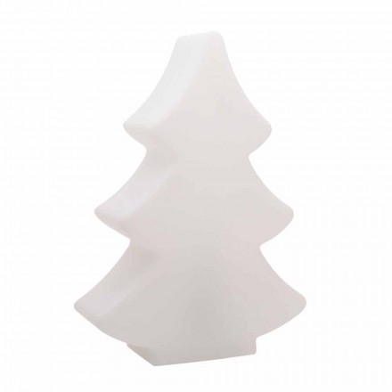 Lampă de podea Led, Solar sau E27 în design plastic de Crăciun - Alberostar Viadurini