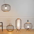 Lampa contemporan oțel Design sol Ø48xh.52 cm Leira Viadurini