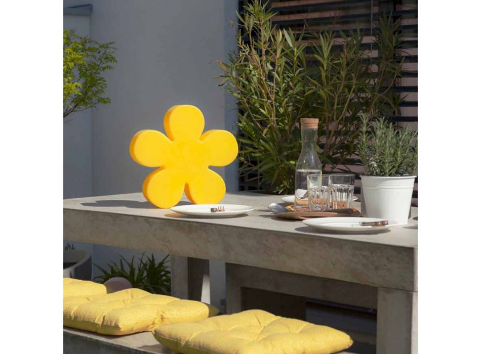 Lampă de podea sau de masă Design modern cu floare colorată - Fiorestar Viadurini