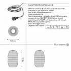 Lampă de podea pentru design exterior în 3 dimensiuni, 2 bucăți - Pandora S de Myyour Viadurini