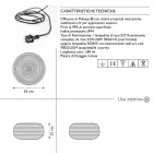 Lampă de podea pentru design exterior în 3 dimensiuni, 2 bucăți - Pandora S de Myyour Viadurini