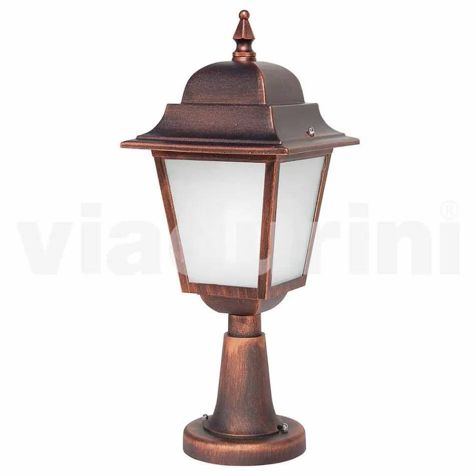 Aluminiu lampă de podea în aer liber din Italia, Aquilina Viadurini