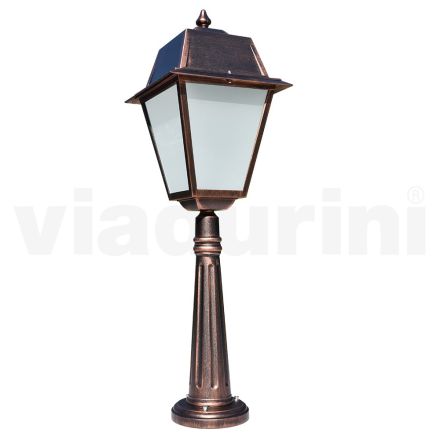 Lampa de podea pentru exterior din aluminiu vintage Made in Italy - Doroty Viadurini